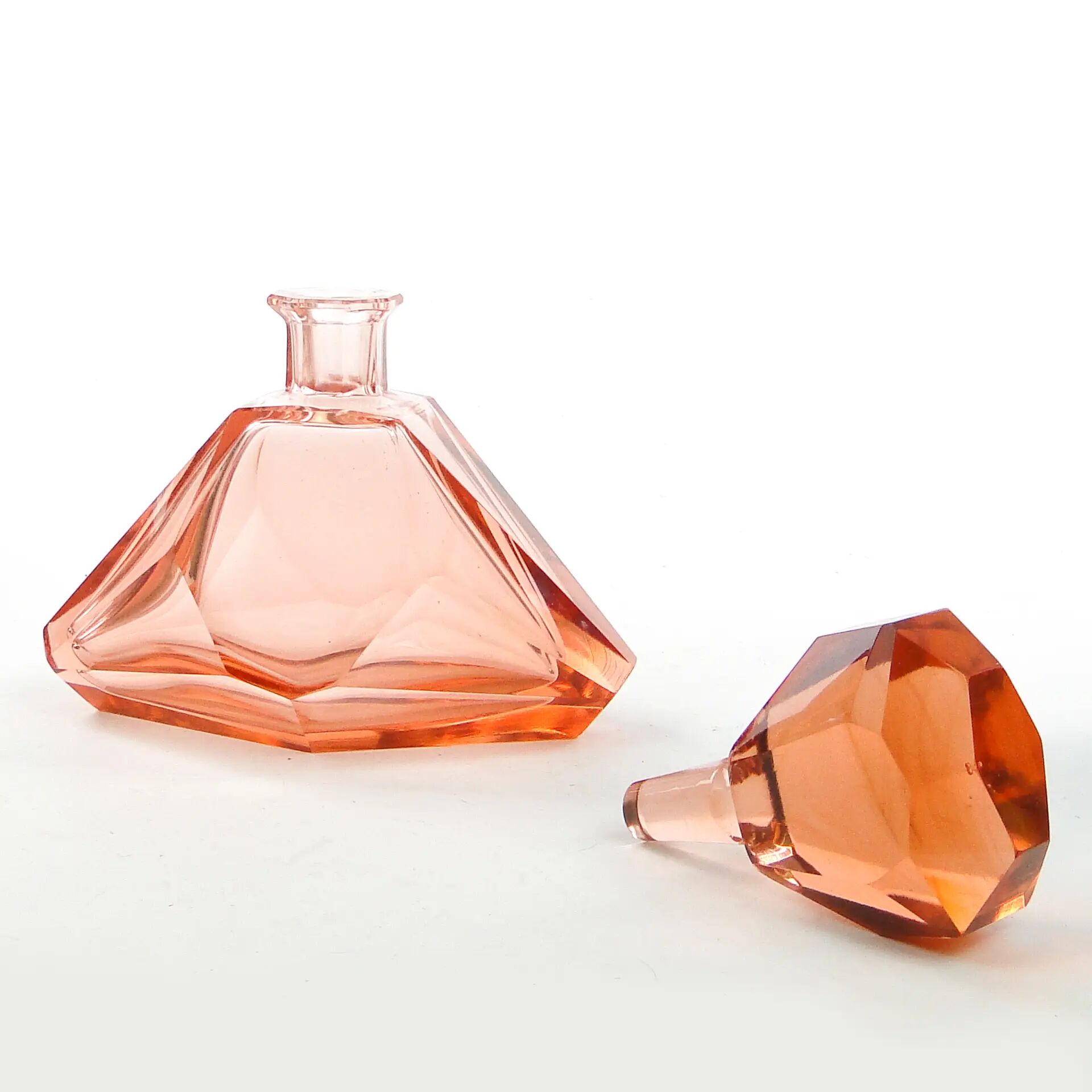 Carafe, Art Deco, crystal, Bohemia, Czechoslovakia, 1930s
