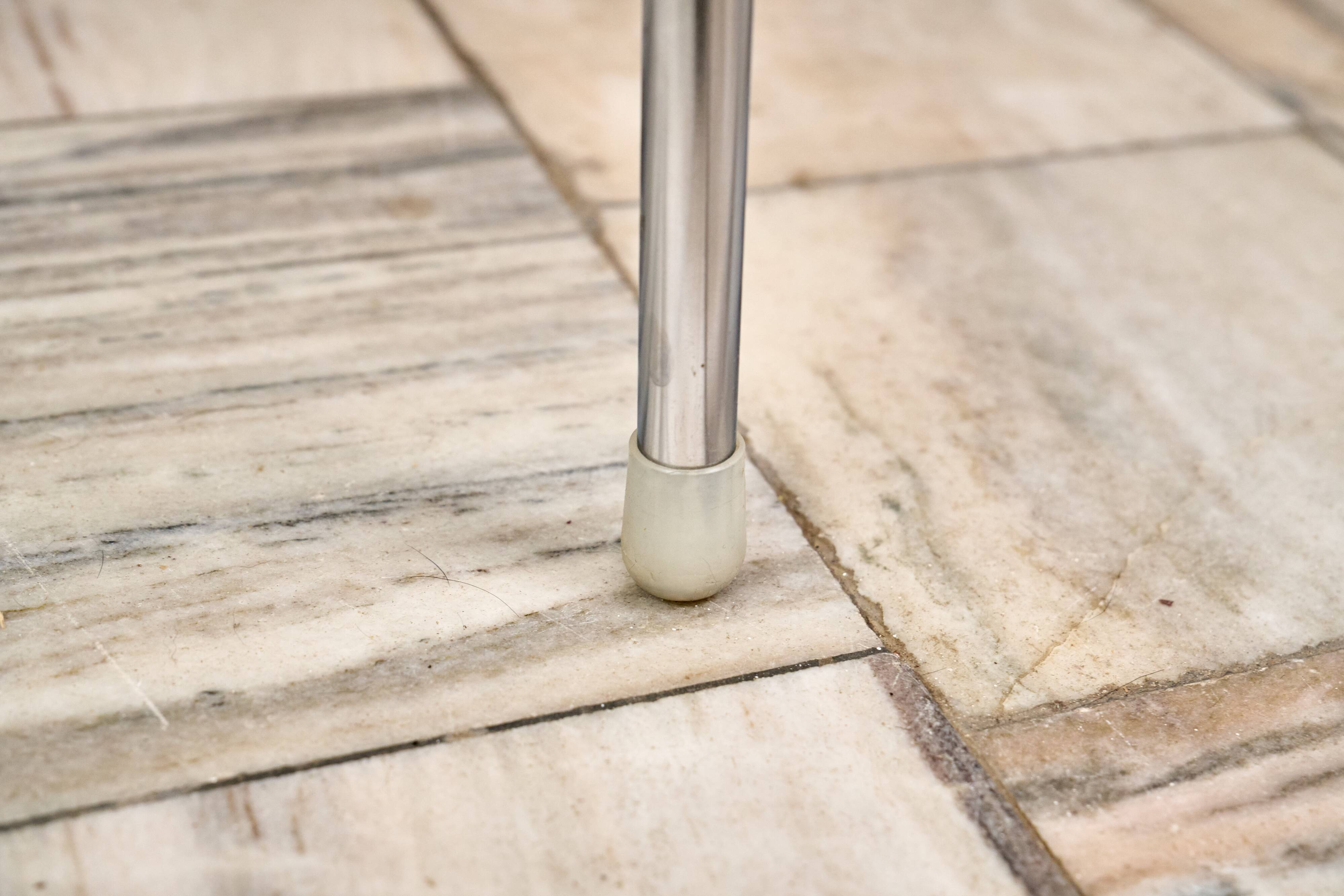 Vintage Leather Chair with Chrome Legs, 1970s, Czechoslovakia