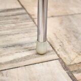 Vintage Leather Chair with Chrome Legs, 1970s, Czechoslovakia