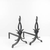 Raymond Subes (attr. to) - Pair of andirons