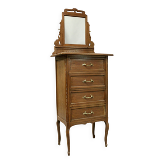 Dressing table side unit with 4 drawers