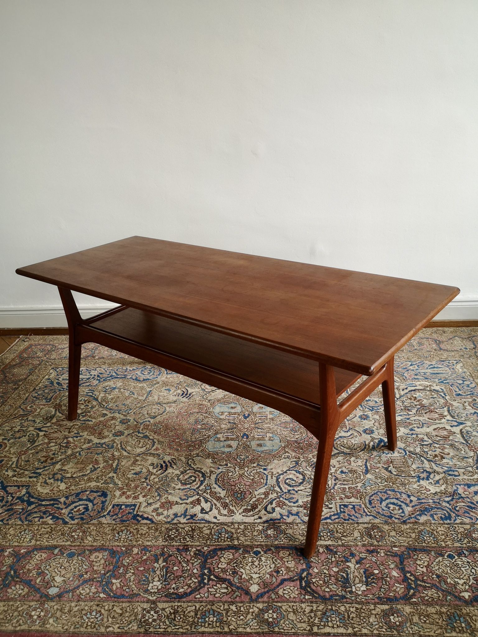 Table basse scandinave 60 en teck