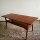Table basse scandinave 60 en teck