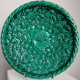 Fruit cup or Vallauris dish in Massier green 50