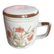 Tisanière grès fleur Orange