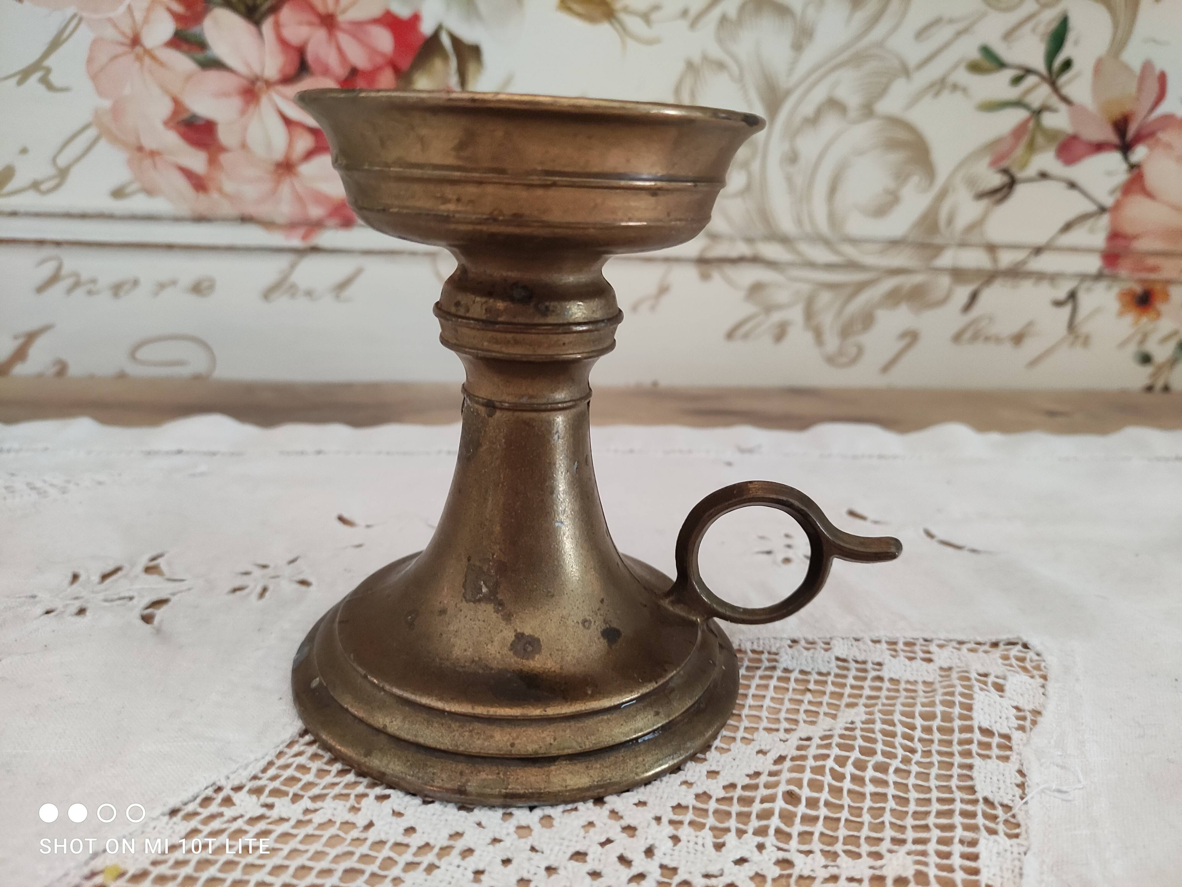 Cellar rat high brass for thick candle