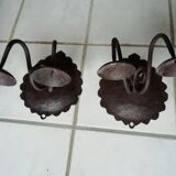 Set of 2 wall candle holders