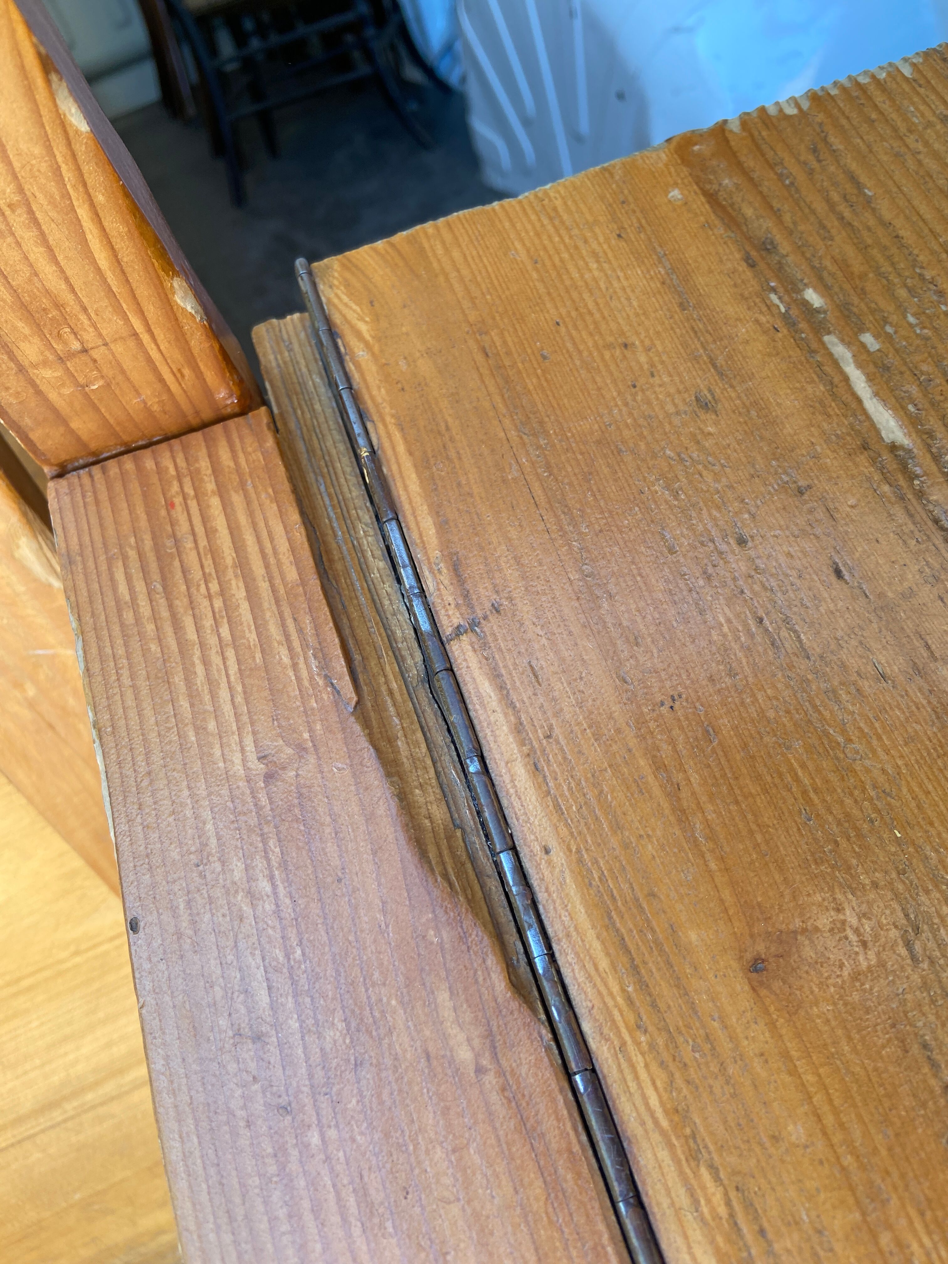 Vintage children's school chest bench 1980s