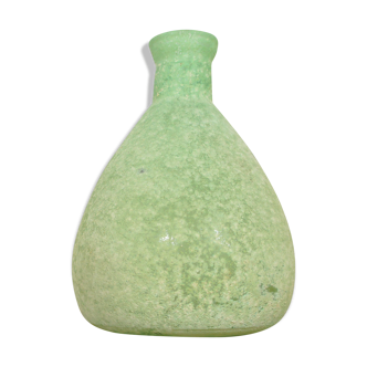 Soliflore vase in granite moulded blown glass