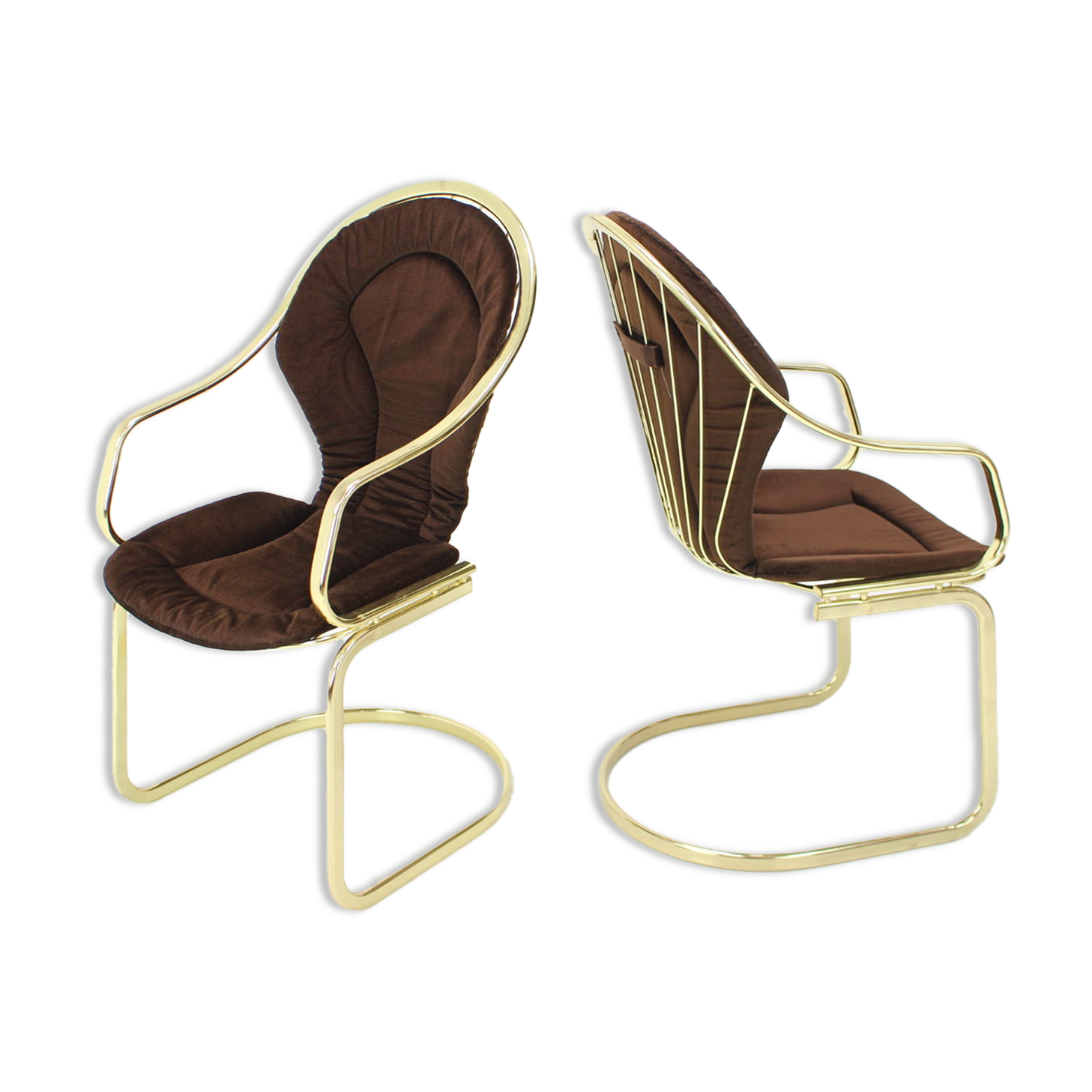 Pair of mid century chairs, Italy, 1970