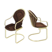 Paire de chaises, Italie, années 1970