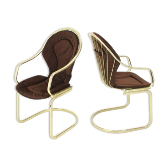 Pair of mid century chairs, Italy, 1970