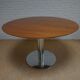 Mid-century modern round table by  Knoll International Kiga S.p.A, 1960s