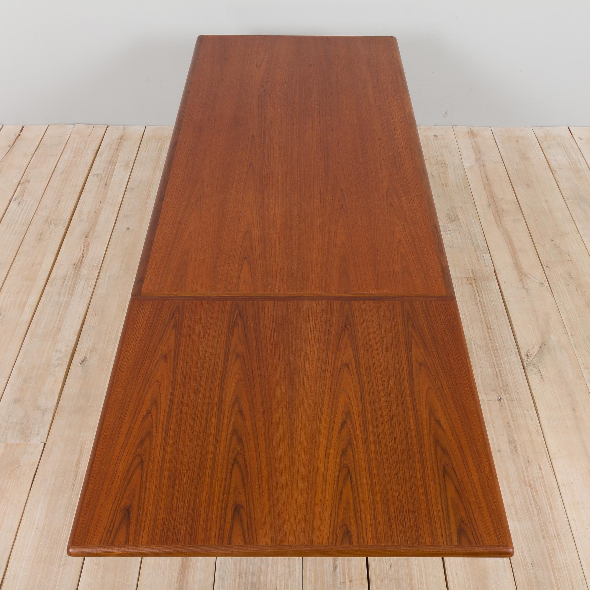 Teak Extendable Dining Table by Johannes Andersen for Uldum Møbelfabrik, Denmark, 1960s