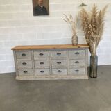 Old cabinet with 12 drawers