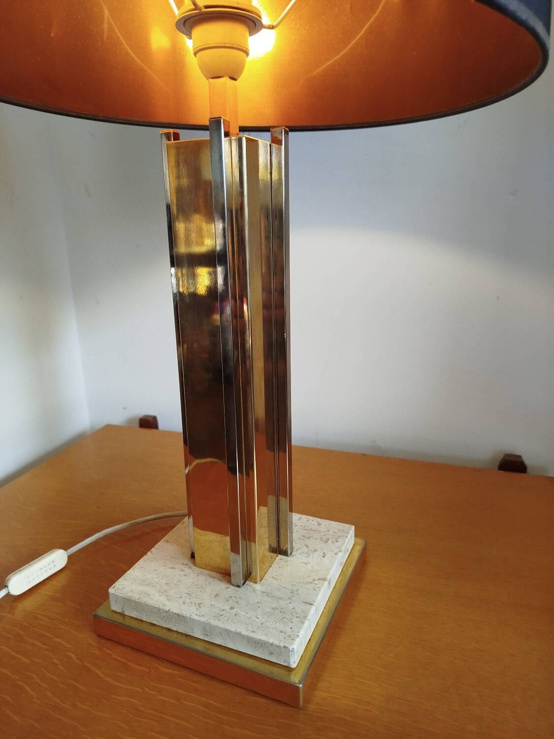 Italian lamp attributed to Willy Rizzo – 1970s