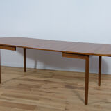 Table à manger extensible en teck danois, années 1960