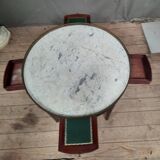 Louis XVI style coffee table "bouillotte"