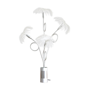 Lampe fleurs en aluminium