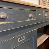 Black patinated Parisian buffet