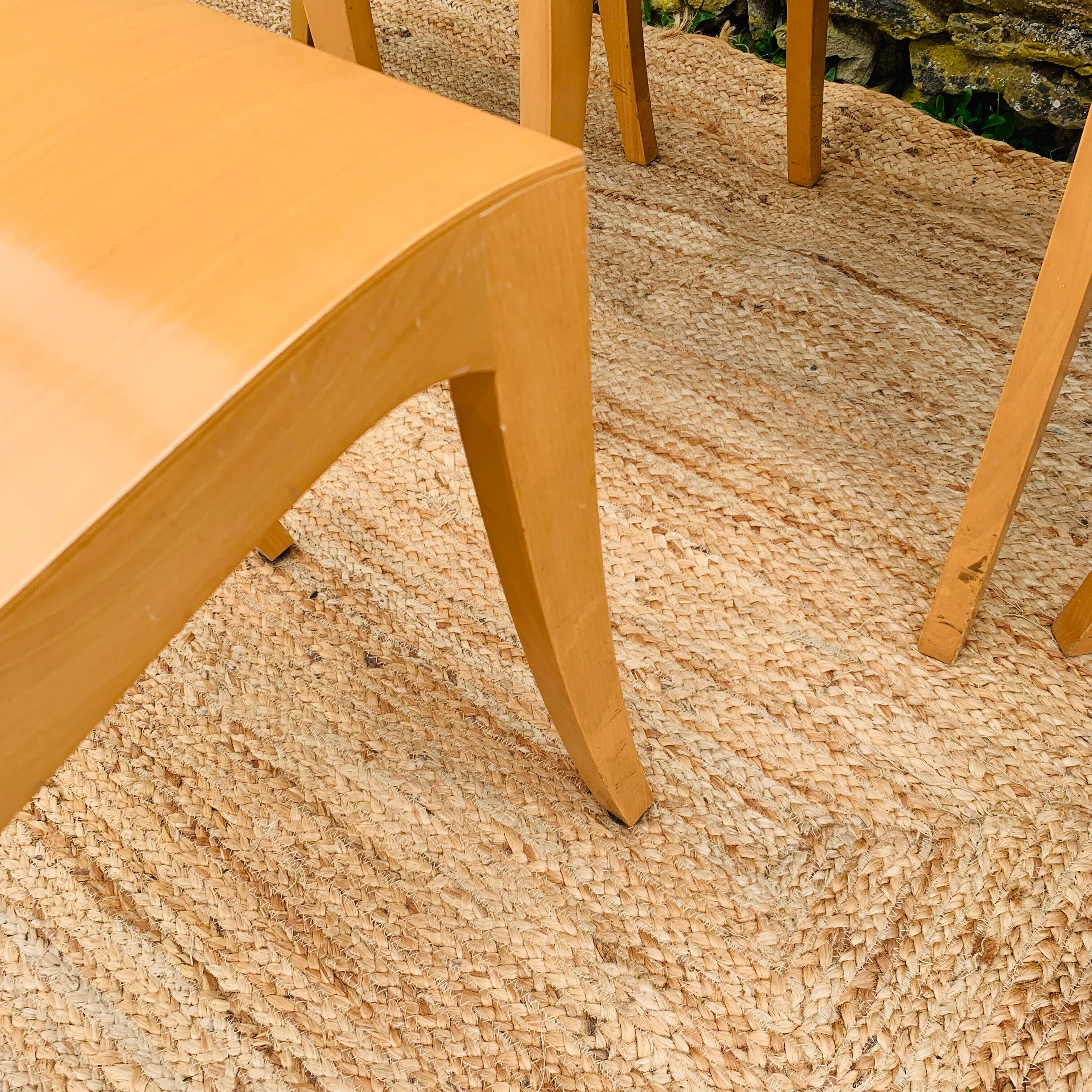 Set of 4 chairs "Finn" Ligne Roset