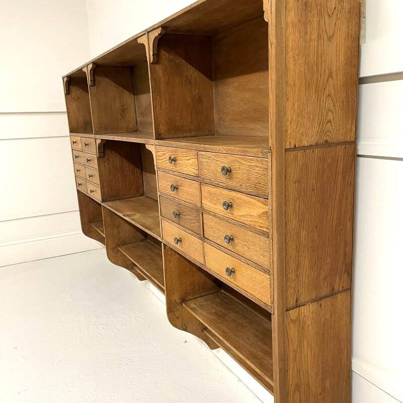 16-drawer wall-mounted craft cabinet