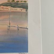 Signed lithograph by the Provençal French artist Victor Zarou.
