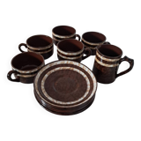 Coffee cups and saucers