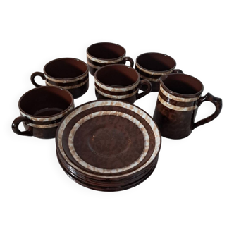 Coffee cups and saucers