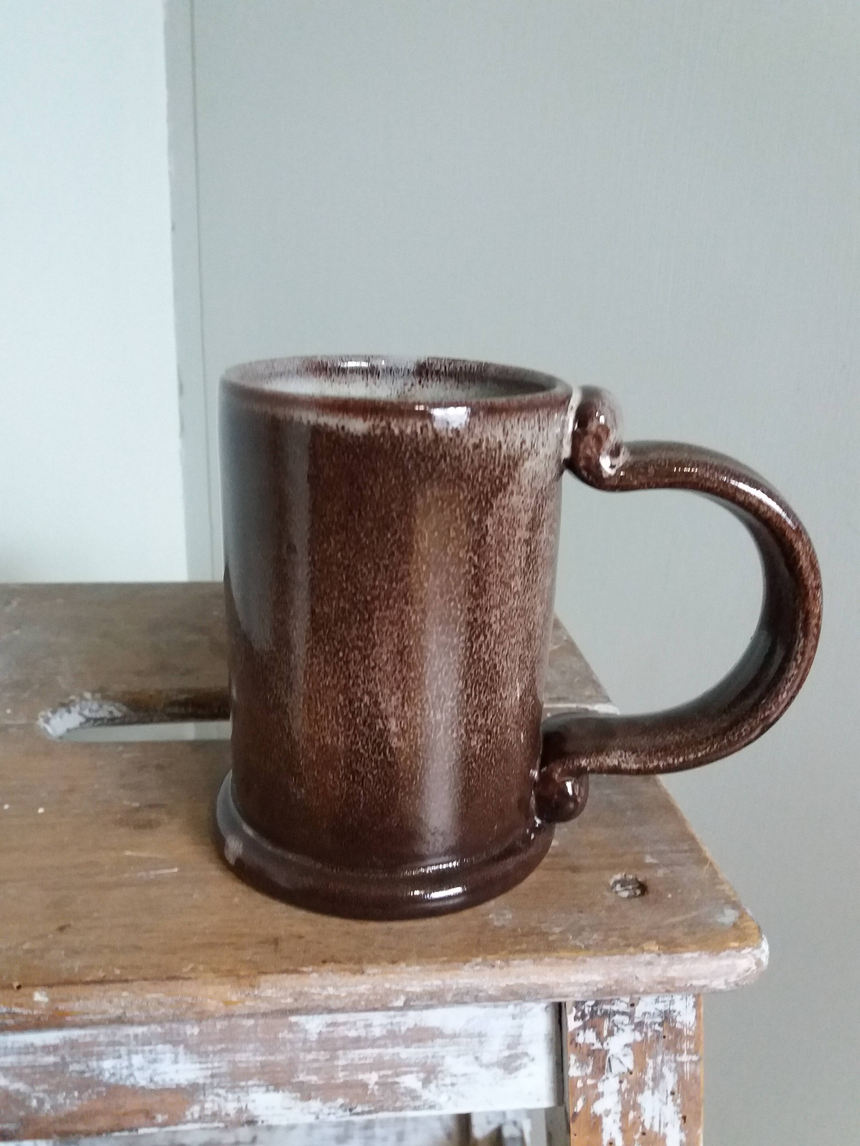Mug cup Sandstone from Puisaye Arts-Céram 50s