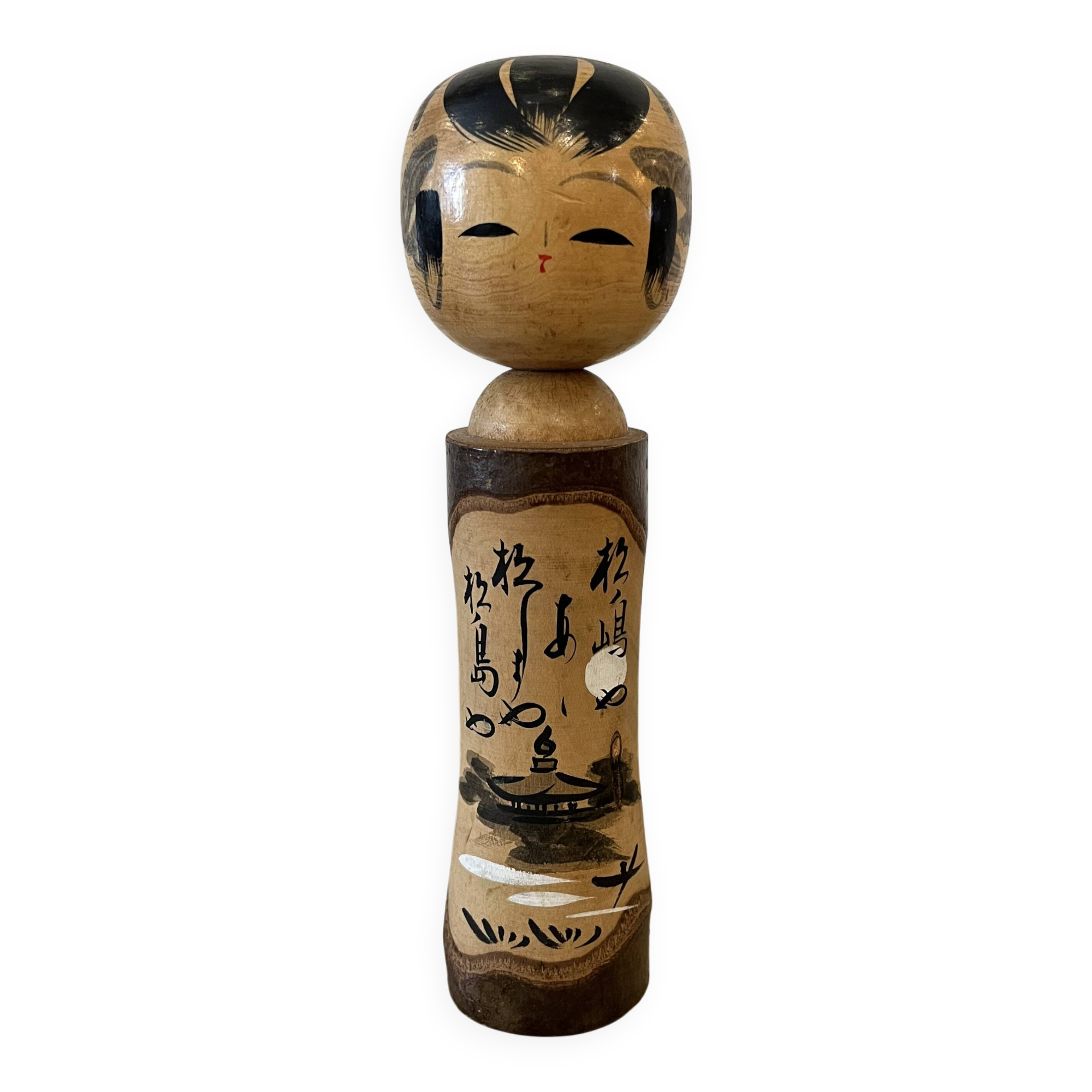 Old wooden kokeshi