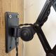 Black Industrial Bauhaus Scissor Wall Lamp from Kaiser Idell, 1930s