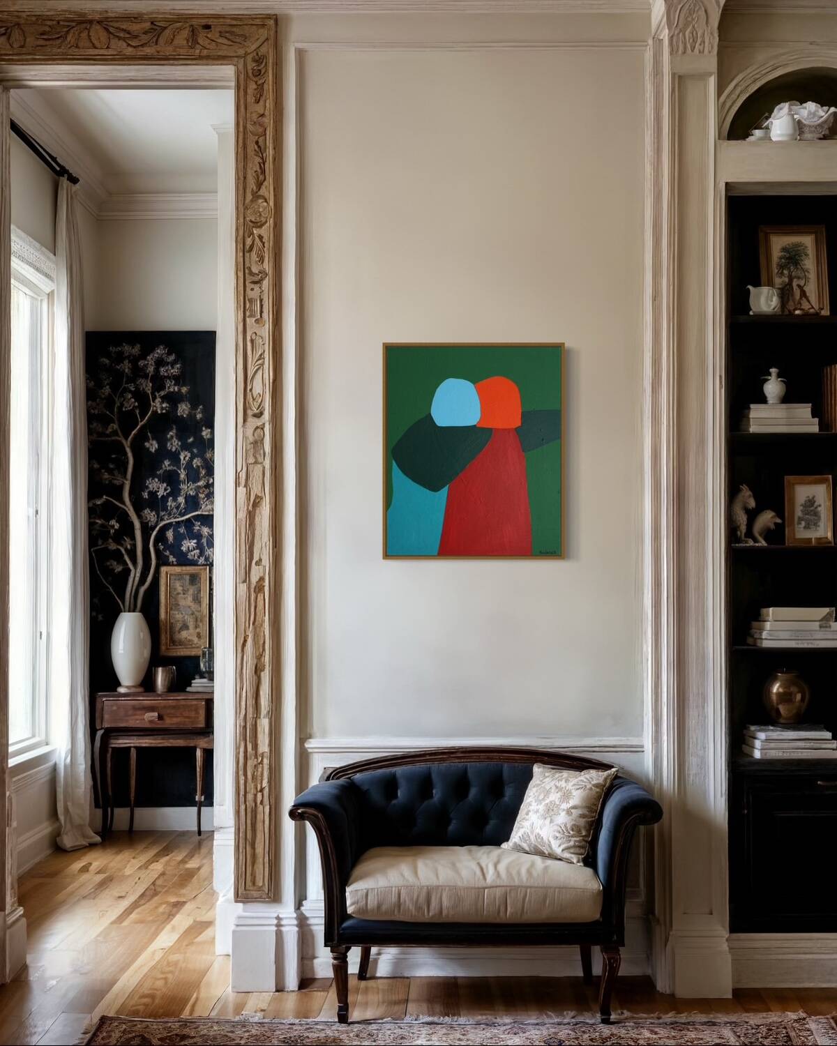 Canvas painting "come closer"