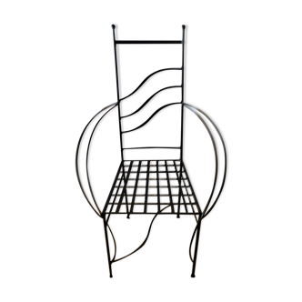 Wrought iron chair