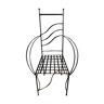 Wrought iron chair