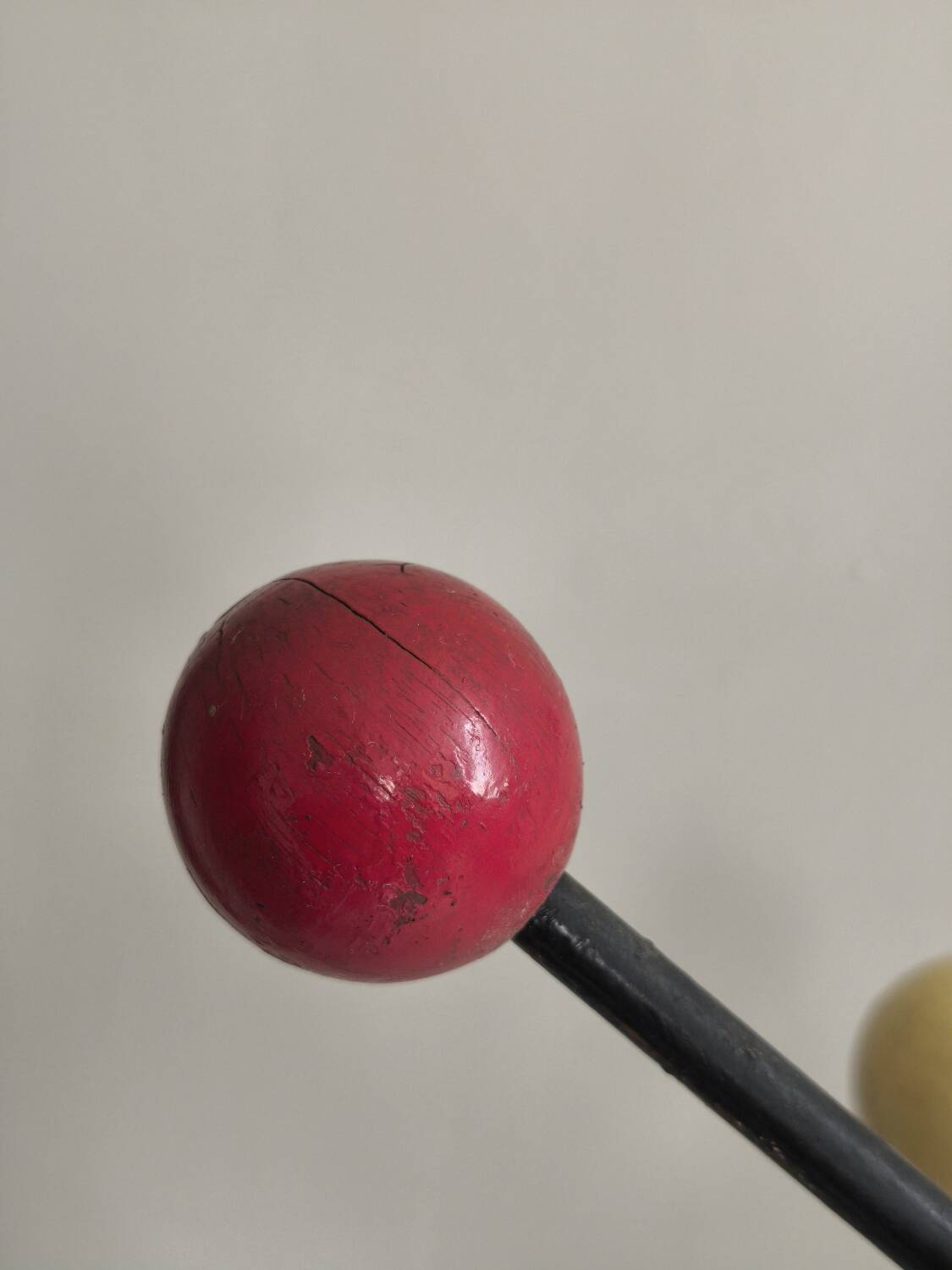 Vintage metal and wood coat rack