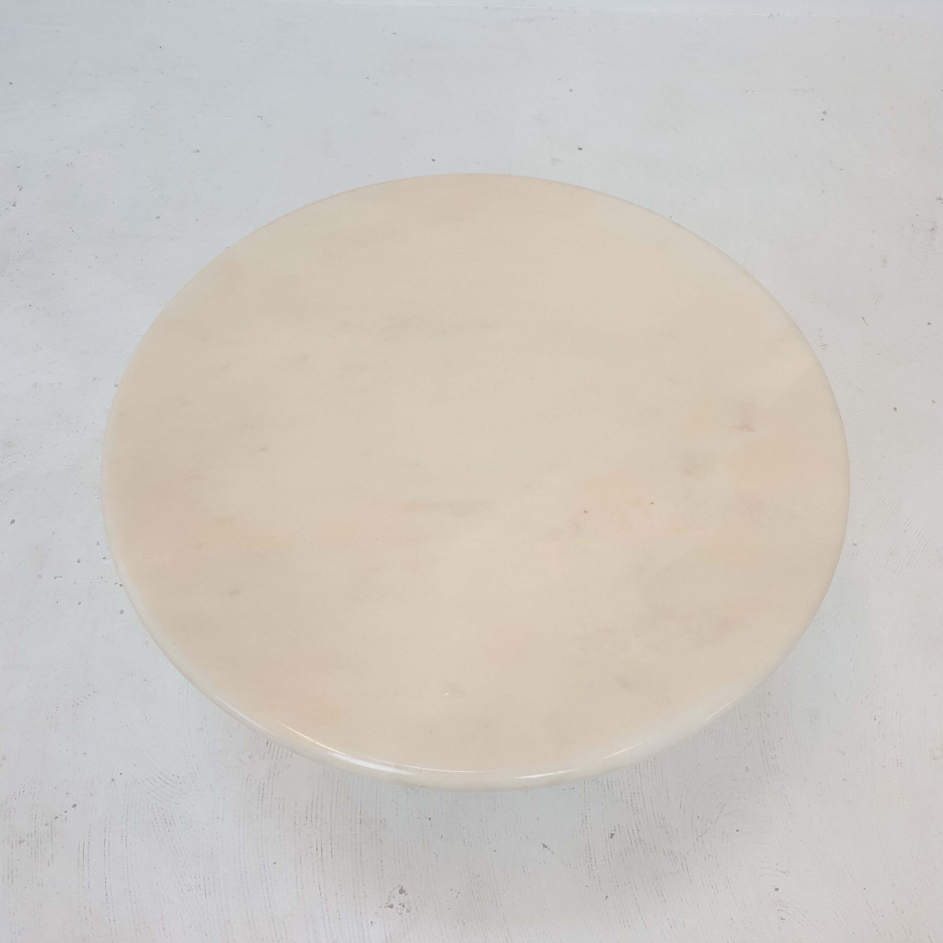 Set of 3 Italian Marble Side Tables, 1970s