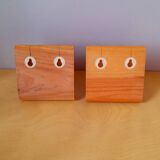 Pine coat hooks
