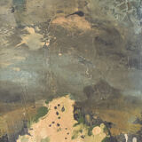 Peinture à l’huile abstraite - Signée Juannette