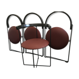 Set of four soley folding chairs