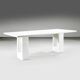 Carlo Scarpa Delfi dining table in white marble