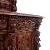 Carved buffet-chest of drawers, France, circa 1860