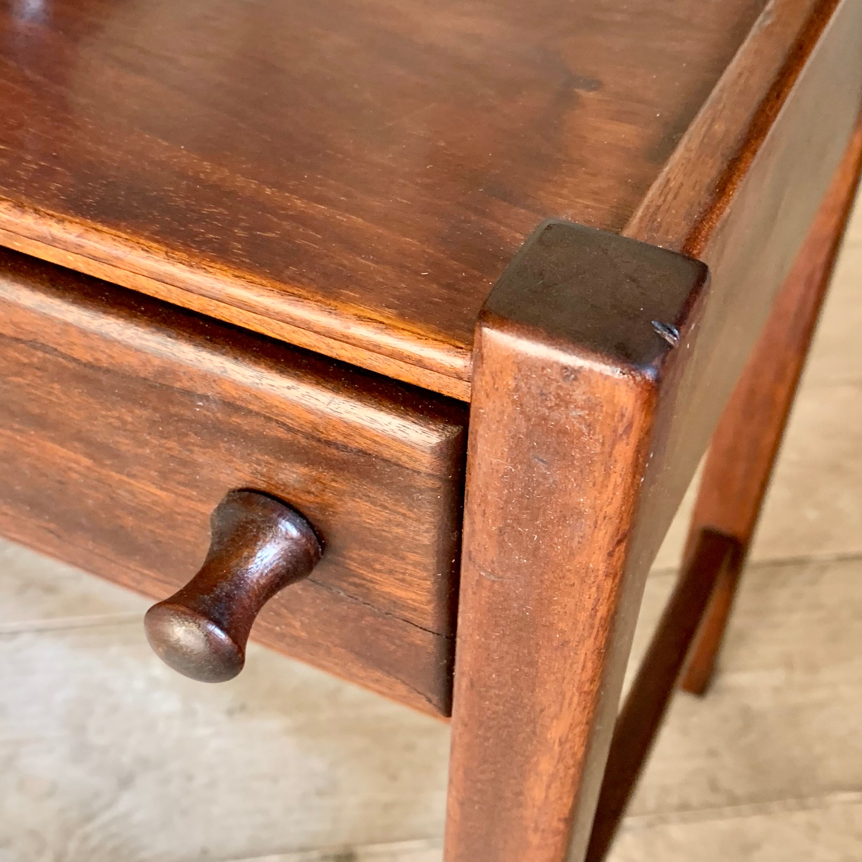 Vintage bedside table by jacques hauville