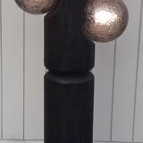 Lampadaire en bois de Temde Leuchten 1970