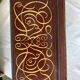 Metal box decorated with medieval pattern