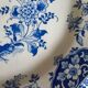 Six blue & white plates Gien, Villeroy & Boch, Sarreguemines, W.Adams (Tunstall) and K&G Luneville