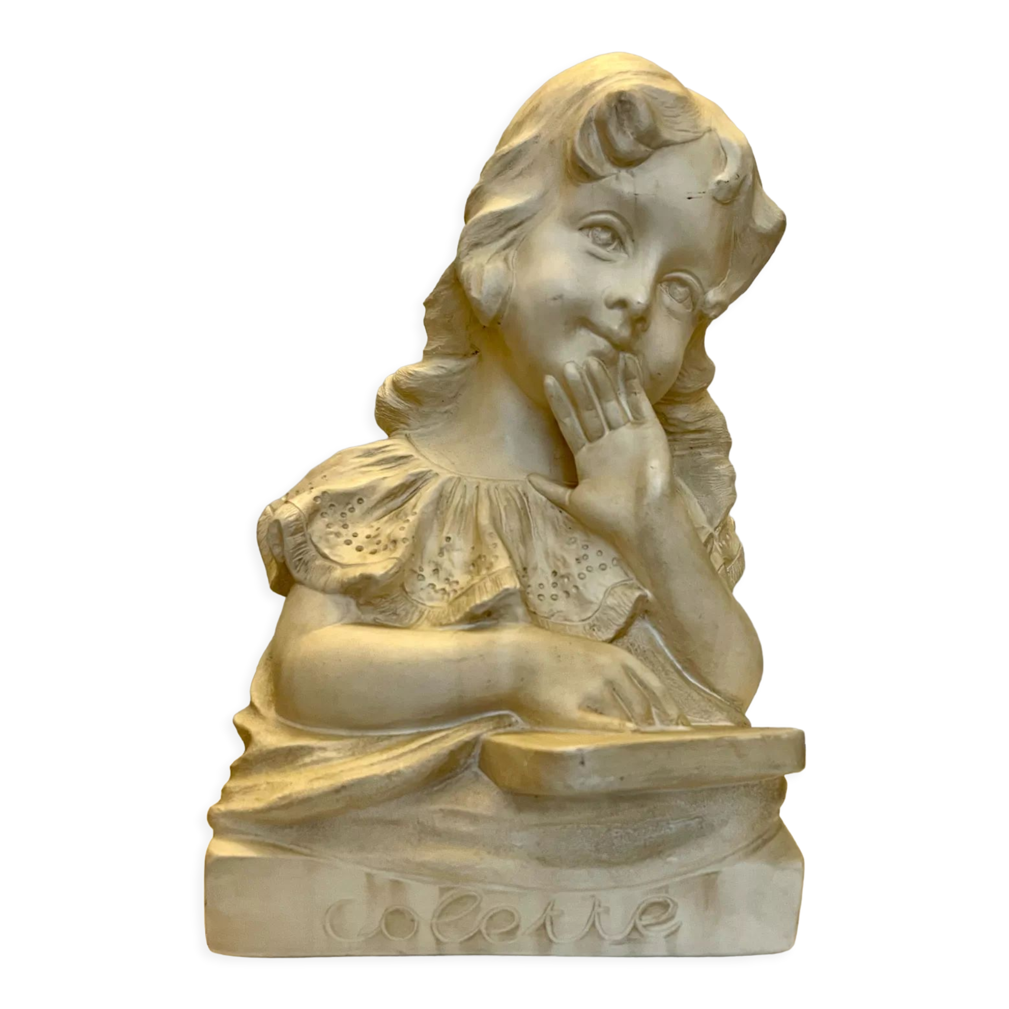 Buste en plâtre