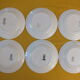 6 flat plates vintage Digoin Sarreguemines model Cibon Lot 3