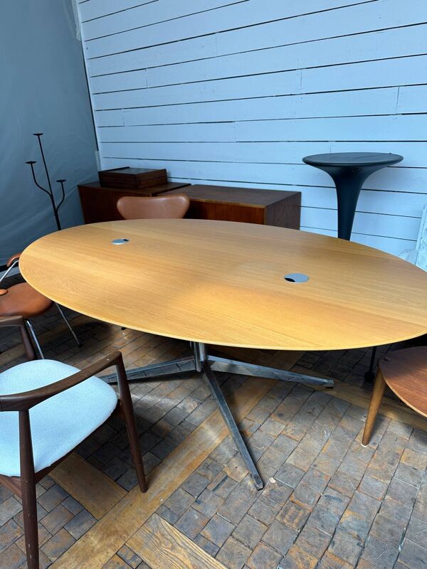 Grande table Ovale ou Bureau Florence Knoll