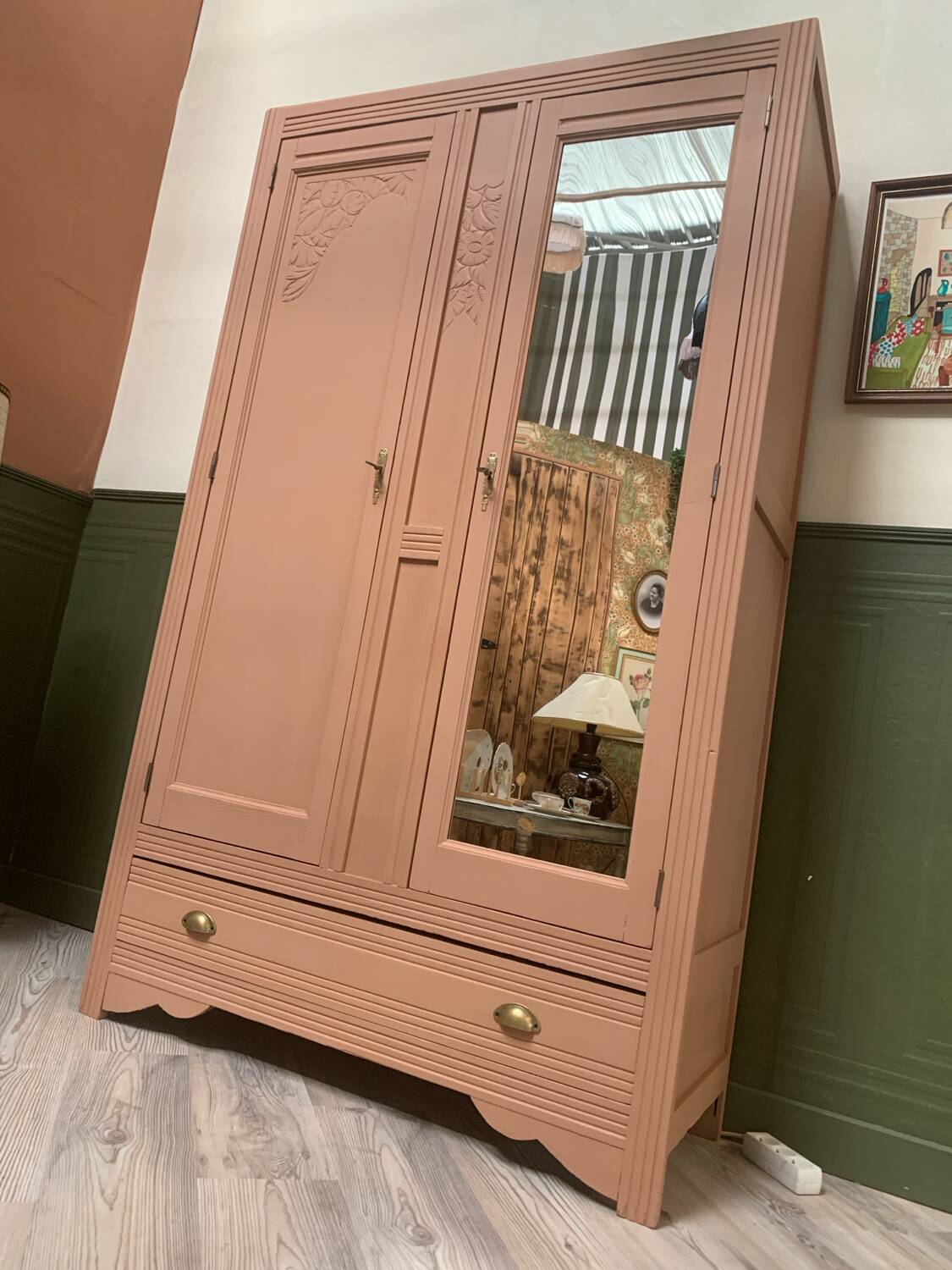 Parisian terracotta wardrobe